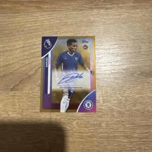 Topps Chrome Premier League 2025/2026 Estevao Chelsea Rookie Card Auto Gold /50 for sale on Ebay