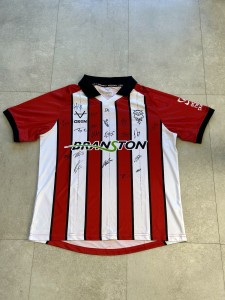 Lincoln City FC 2025/26 Squad Signed Champions Football Shirt - Charity Auction for sale on Ebay