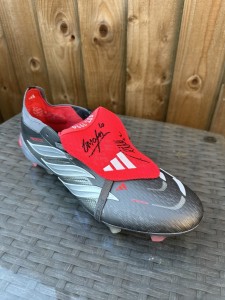 Hand Signed Adidas Predator By Lincoln City FC Jack Moylan & Tom Hamer - Charity for sale on Ebay