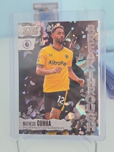 Matheus Cunha 1 Of 1 1/1 Panini Score Premier League 23/24 Breakthrough Wolves for sale on Ebay