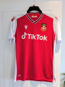 Wrexham 2021/2022 Home Football Shirt- Authentic - Macron- Size Large for sale on Ebay