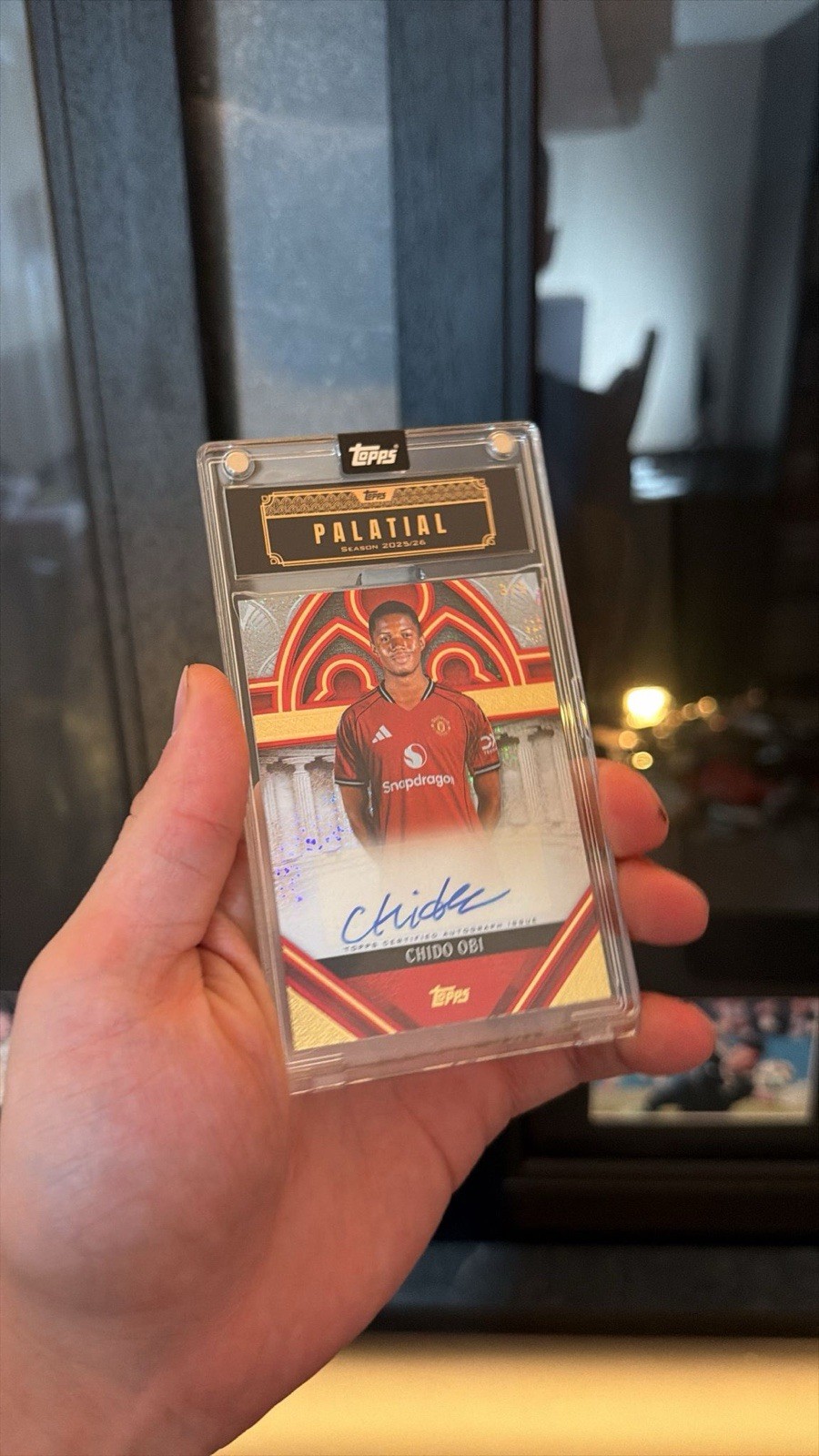 2025-26 Topps Palatial Chido Obi-Martin Manchester United AUTO /5 #3/5  for sale on Ebay