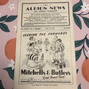 West Bromwich Albion v Sheffield Wednesday 1947-48 Football programme for sale on Ebay