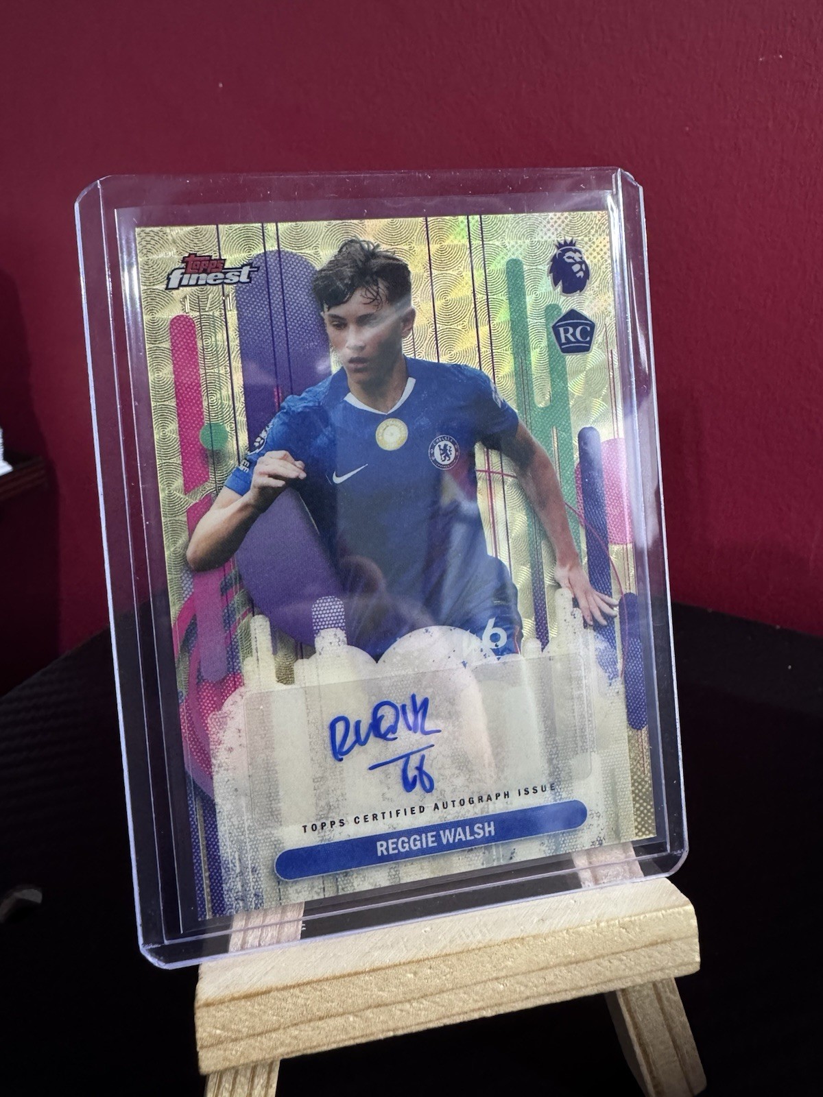 Reggie Walsh 1/1 Auto Chelsea Superfractor Topps Finest Rookie Card Premier for sale on Ebay