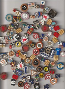 FOOTBALL ENAMEL BADGE's Collection Approx 100 JOB LOT for sale on Ebay
