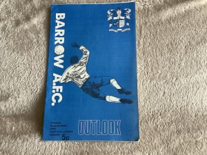 Barrow V Brentford. 24th April 1972. Div 4. Barrow Final Home Game In League for sale on Ebay