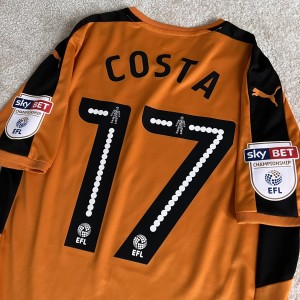 Wolves | COSTA - 17 | Home Shirt 2016/17 | EFL Sky Bet Championship Season for sale on Ebay