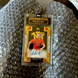 1/1 Manchester United Topps Palatial Nemanja Vidic Palatial Devils Autograph  for sale on Ebay