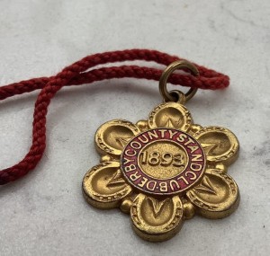 Super 1893 Derby County Stand Club Annual Members Metal And Enamel Badge VGC for sale on Ebay