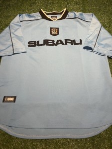 Coventry City Home Shirt 2001 2002 Sky Blue England VGC 01 02 Hadji McAllister for sale on Ebay