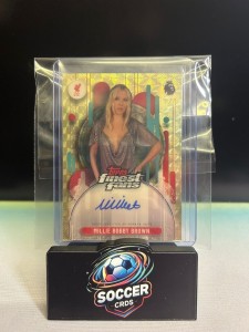 1/1 Auto Milly Bobby Brown 2026 Topps Finest, Liverpool Fan autograph  for sale on Ebay