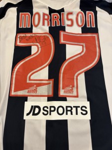 WBA West Bromwich Albion Signed Match Worn James Morrison Football Shirt for sale on Ebay