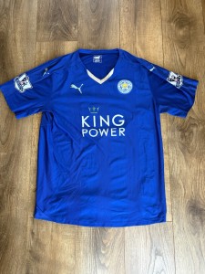 Official Puma Leicester City 2015 16 Shirt Large L Mens Top Vardy Champions LCFC for sale on Ebay