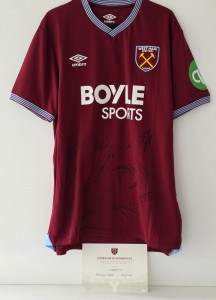 West Ham United 25/26 First Team Signed Home Shirt (Size UK Large) COA for sale on Ebay