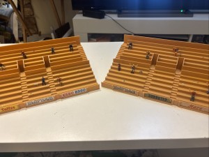 Subbuteo C142 Stadium Terrace - Unboxed,Figures Glued To Stands And Imperfection for sale on Ebay
