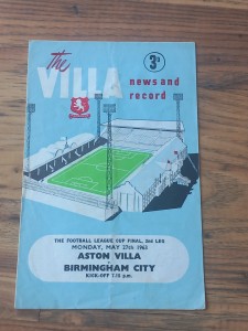1963 League Cup Final 2nd Leg Programme – Aston Villa vs Birmingham City for sale on Ebay