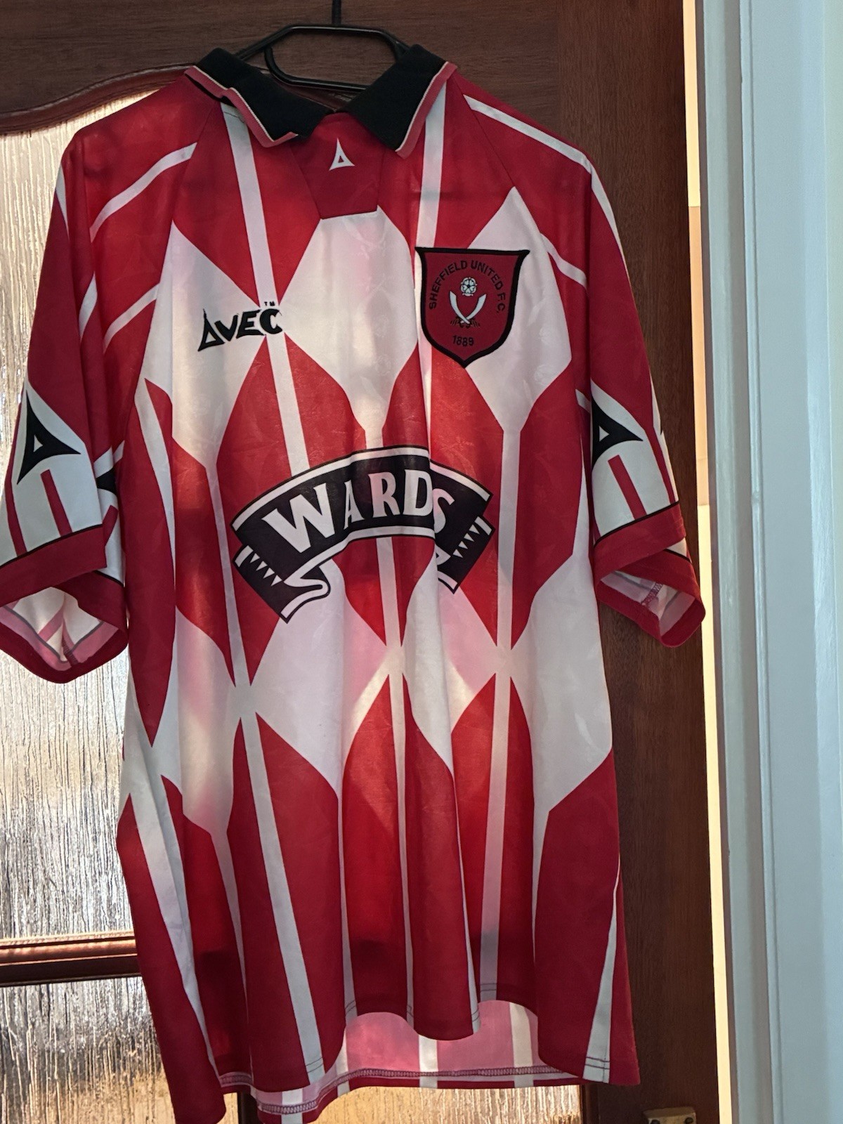 1995/1996 Sheffield United ‘Diamond’ Home Shirt 30 Years Old!  Size XL for sale on Ebay