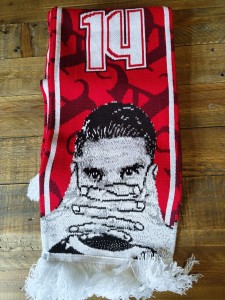 Arsenal Viktor Gyokeres rare exclusive scarf for sale on Ebay