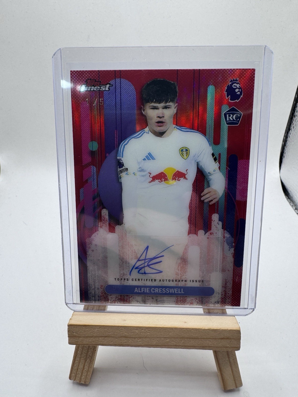 Alfie Creaswell /5 Auto Rookie Topps Finest 2026 Leeds United England for sale on Ebay