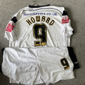 Derby County Match-worn Joma Home Shirt And Shorts 2006/07 Steve Howard for sale on Ebay