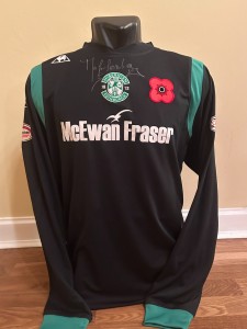 Signed Player/Poppy Shirt - Hibernian/Hibs (Yves Ma-Kalambay) for sale on Ebay