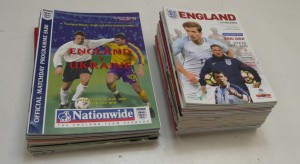 Bundle of 38 England International Football Programmes #234 for sale on Ebay