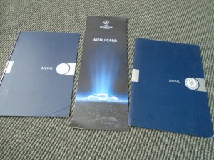 3 CHELSEA DINNER MENUS ALL LISTED  2008-9 for sale on Ebay