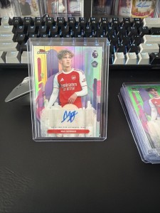 Topps Finest Premier League Max Dowman Auto Arsenal Rookie Card for sale on Ebay