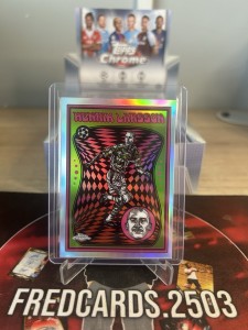 Henrik Larsson - Celtic Topps Chrome UCC 2025-26 Ultraviolet CASE HIT for sale on Ebay