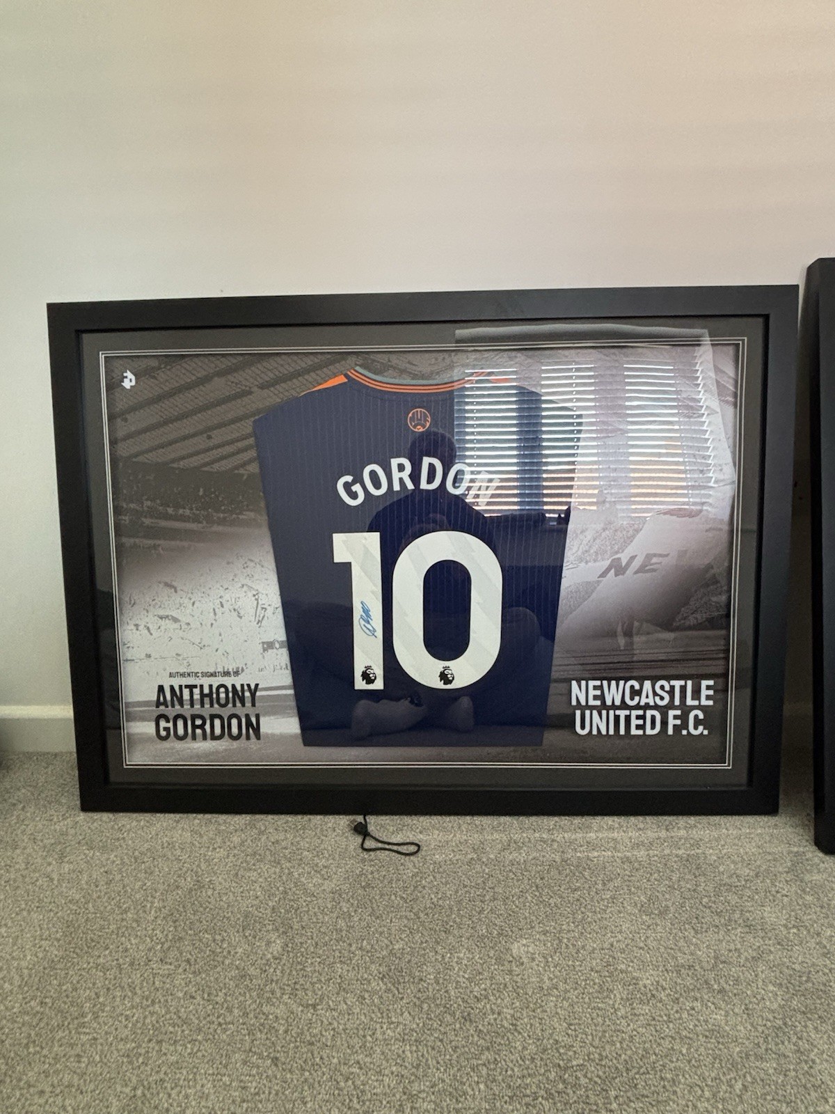 Anthony Gordon Signed Newcastle United 24/25 Shirt In Led Frame With COA for sale on Ebay