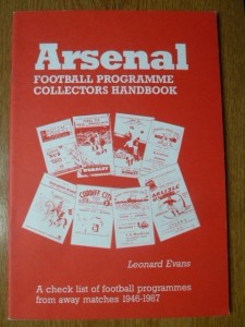 Guide to ARSENAL AWAY Programmes  1946 - 1987. for sale on Ebay