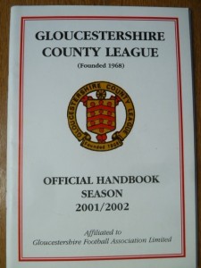 GLOUCESTERSHIRE COUNTY LEAGUE Handbook  2001/2002. for sale on Ebay