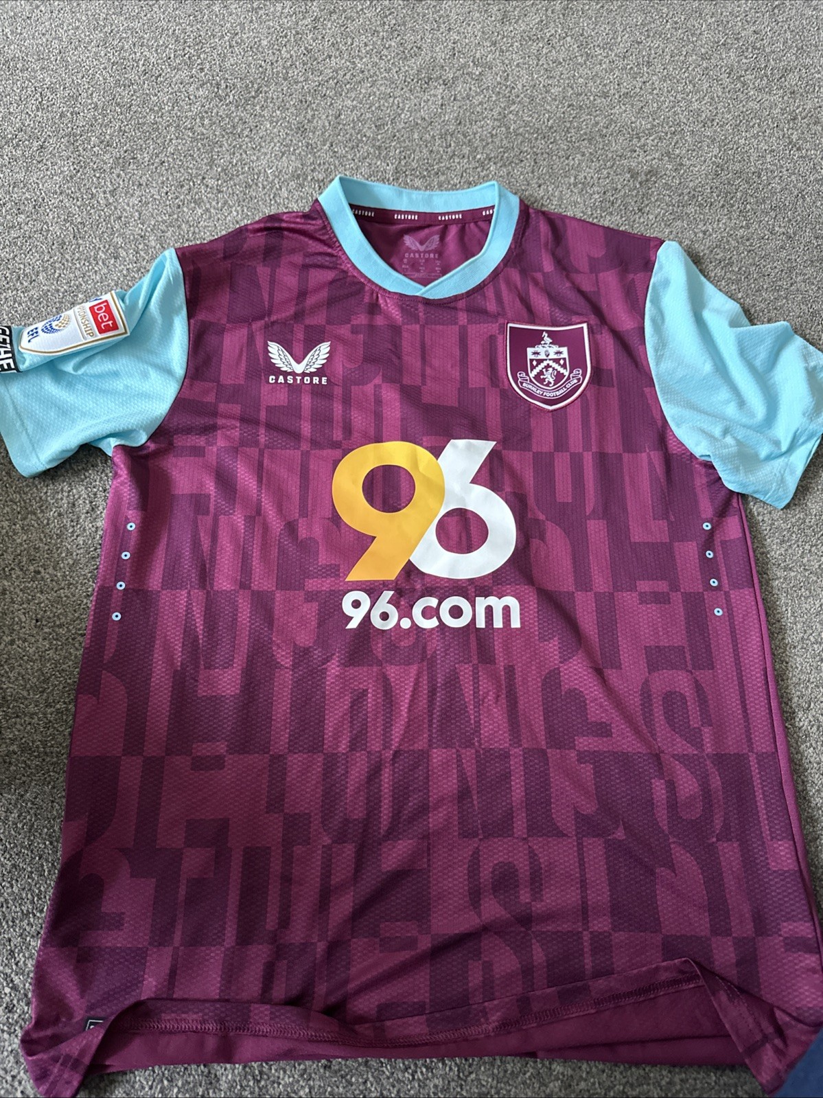 Burnley FC Match Worn Shirt - Brownhill for sale on Ebay