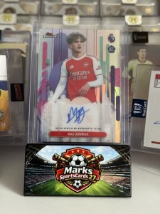 Topps Finest Premier League 2025-26 Max Dowman Rookie Base Auto Arsenal for sale on Ebay