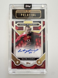 Wayne Rooney Topps Manchester United Palatial 25/26 Debut Diamonds Relic Auto /5 for sale on Ebay