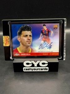 David Villa 1955 Auto Black /10 2025-26 Topps Flagship UCC for sale on Ebay