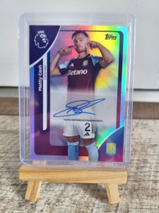 Topps Premier League 2025/2026 Matty Cash Aston Villa Refractor Base Autograph for sale on Ebay