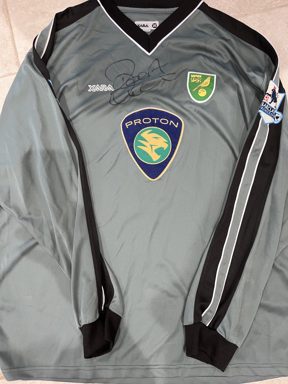 2005ish, Rob Green Norwich City Shirt signed by robert green for sale on Ebay