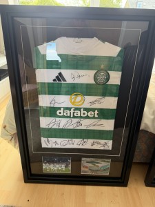 Framed Squad Signed Celtic 25/26 Shirt With Proof And Coa for sale on Ebay