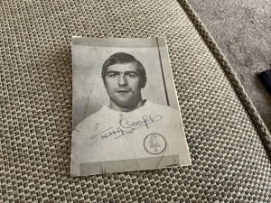 Autographed Photo Terry Cooper Leeds United for sale on Ebay