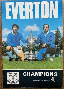 1970 EVERTON FC Official League Champions Brochure. MINT. for sale on Ebay