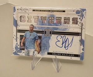 Erling Haaland 73/94 Panini Impeccable Manchester City on card Auto for sale on Ebay
