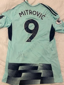 Fulham FC Signed Mitrovic Shirt for sale on Ebay