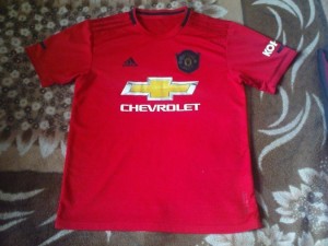 RARE FOOTBALL SHIRT - MANCHESTER UNITED HOME 2019 - 2020 SIZE XLB for sale on Ebay
