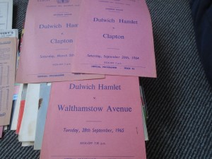 DULWICH HAMLET HOMES 1964-5 TO 1965-6 ALL LISTED for sale on Ebay