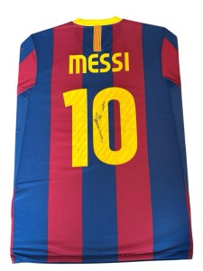Signed Messi Barcelona Shirt 2010/11 for sale on Ebay
