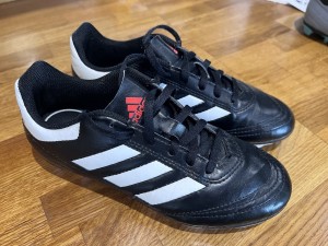 ADIDAS Kids Black FOOTBALL BOOTS UK Size 2 for sale on Ebay