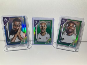 Fulham FC X3 Numbered Card Bundle Topps Premier League 2025/26 Football Cards for sale on Ebay
