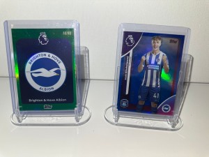 Brighton FC X2 Card Bundle Topps Premier League 2025/26 Badge Club Badge for sale on Ebay