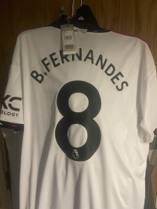 Manchester United B. Fernandes #8 2022/23 Large Away Shirt BNWT H13880 for sale on Ebay